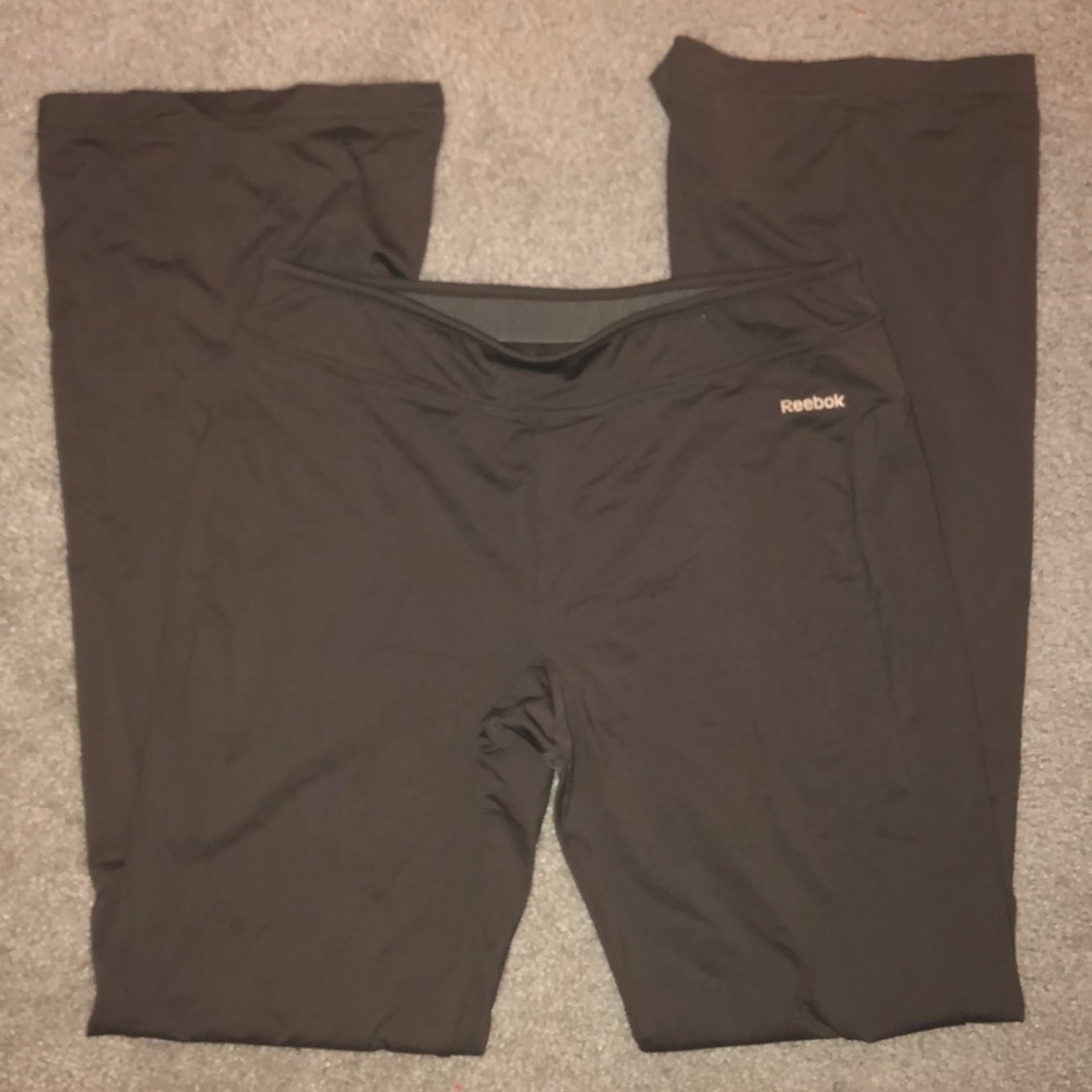 Reebok Gray Yoga Pants Medium